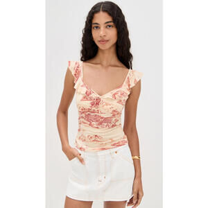 NWT! Reformation Lemmy Knit Top in Dolce Vita Size XS